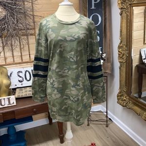 Camo dress/tunic Sweatshirt
